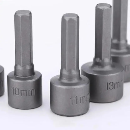 9-14pcs 5mm-13mm Hex Sockets Sleeve Nozzles Nut Driver Set Screwdriver Set Schroevendraaier Set Bits Sets Tools Socket Wrenches Beauty World Shop