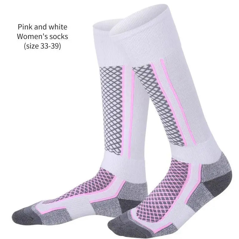 1 Pair Winter Warm Thickening Ski Stockings Hiking Socks For Women Men Children Anti-Cold Outdoor High Sports Stockings Beauty World Shop