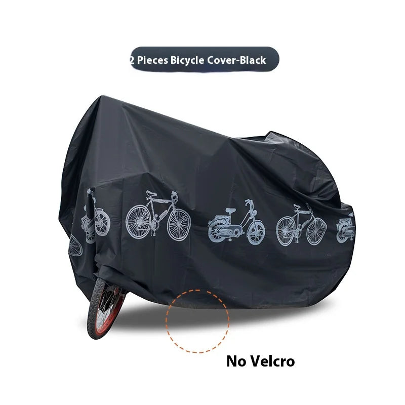 PEVA Material Mountain Bike Cover, Waterproof, Rainproof, Dustproof, Sunshade, Outdoor, Bicycle Accessories, 200*100cm Beauty World Shop