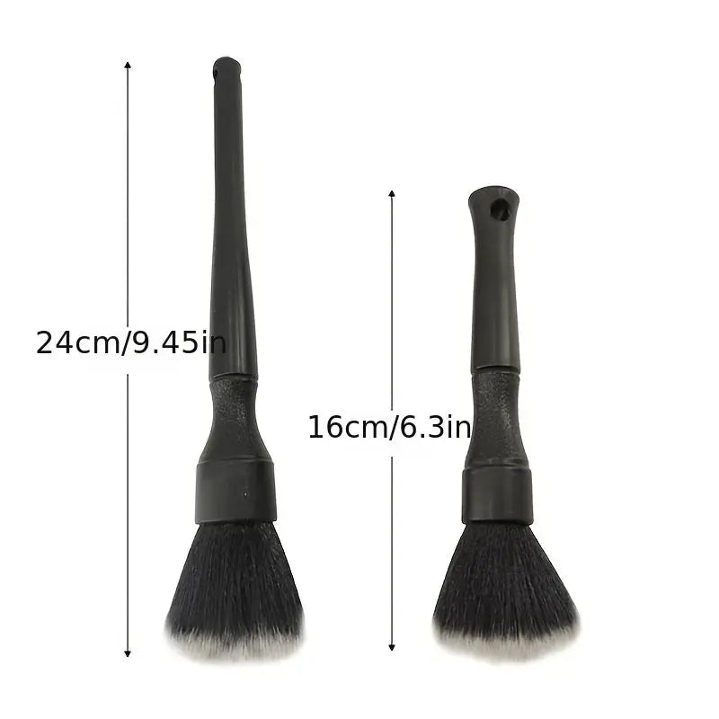 2 Pcs Car Interior Dust Sweeping Soft Brush Car Washing Tool Keyboard Gap Car Dust Brush out Trend Cleaning Brush Beauty World Shop