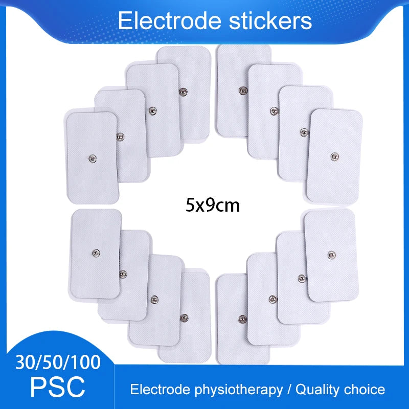 5*9cm Self Adhesive Electrode Pads Patch for Electric Tens  Pulse Digital Acupuncture Therapy Massager Slimming Massage Patch Beauty World Shop