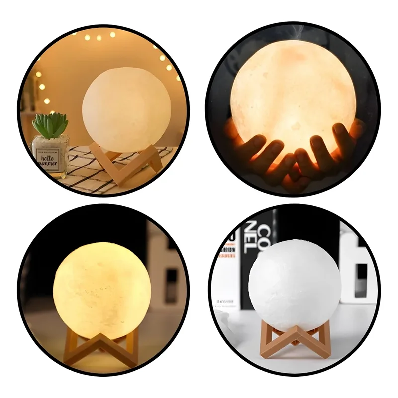 Book Light LED Moon Light Galaxy Light, Moon Night Light, Girl, Boy, Child Birthday Gift, Bedroom Decoration Indoor lighting Beauty World Shop