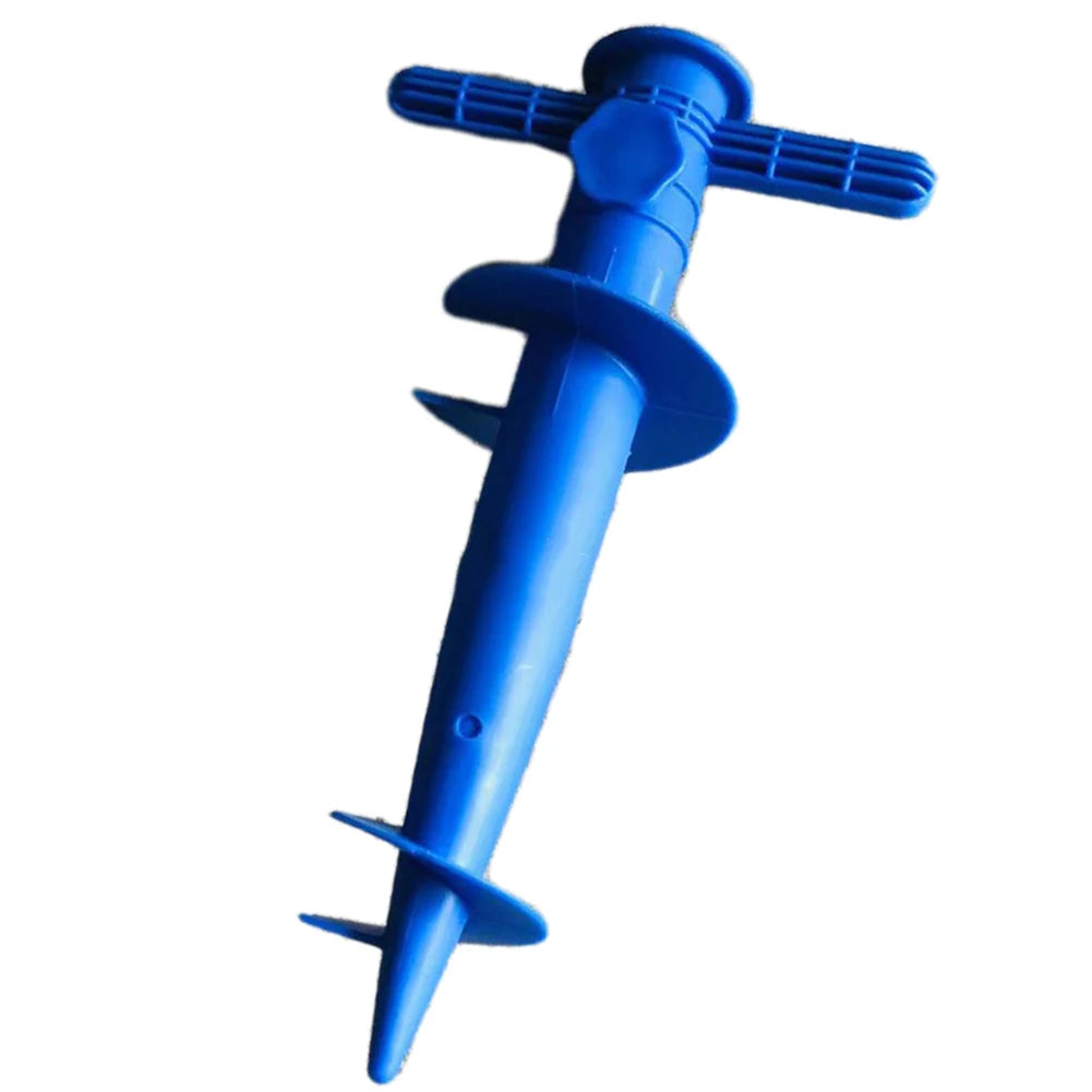 1PC Umbrella Base Adjustable Plastic Sun Beach Patio Sand Ground Fixing Tools Anchor Stand Spike Auger Keep Holder Garden Access Beauty World Shop