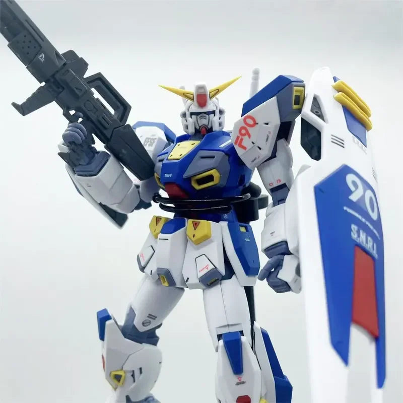 F90 MG 1/100 Assembly Model Kit Action Figures Puzzle With Water Stickers Children'S Toys Desktop Ornament Collectible Gift Beauty World Shop