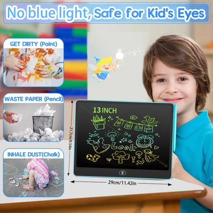 16/13/11 Inch LCD Writing Board Drawing tablet Kids Writing Painting Children Educational Toys for 3 4 5 6 7 8 Years Girls Boys Beauty World Shop