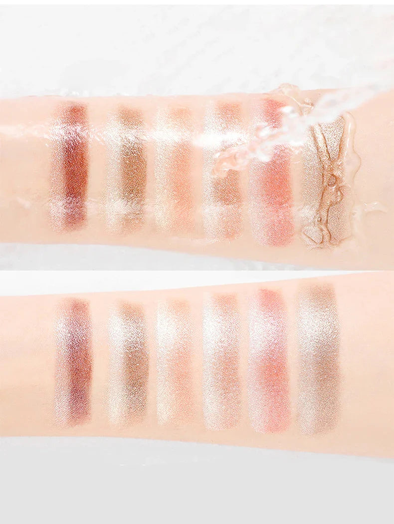 Gradient two-color eye shadow pen waterproof, sweat proof, not easy to smudge, pearlescent, fine shiny, lazy eye shadow s Beauty Trend Shop