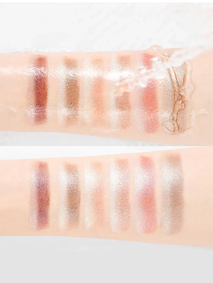 Gradient two-color eye shadow pen waterproof, sweat proof, not easy to smudge, pearlescent, fine shiny, lazy eye shadow s Beauty Trend Shop