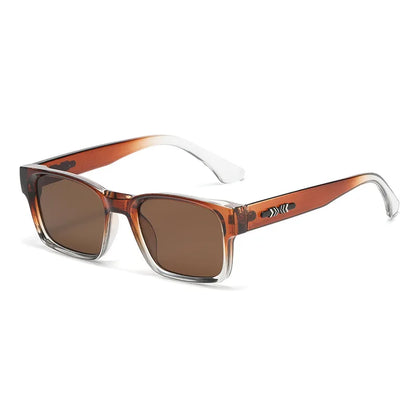 Light Luxury Square Sunglasses Minimalist Design Elegant Unisex Uv400 Protection Sun Glasses 9017 Beauty World Shop