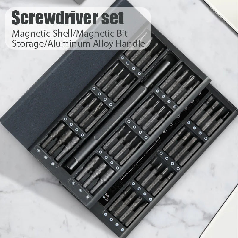 63 in 1 Precision Screwdriver Set Phillips Torx Magnetic Screw Driver Bit Professional Repair Tool Kit for IPhone Watch Camera Beauty World Shop