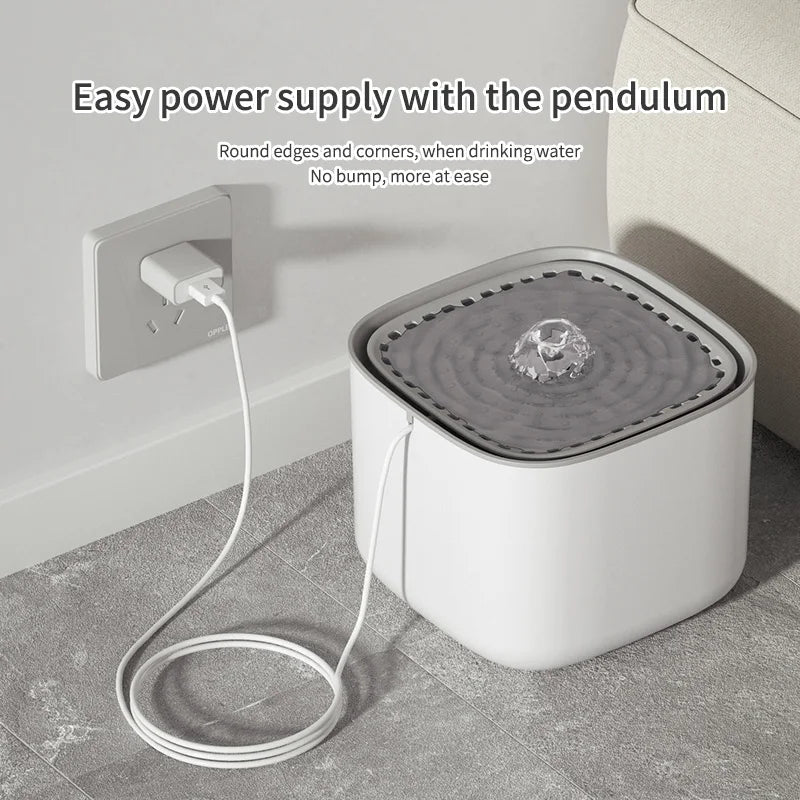 3L Cat Water Fountain Auto Recirculate Filter Large Capacity Filtring Cats Water Drinker USB Electric Mute Cats Water Dispenser Beauty World Shop