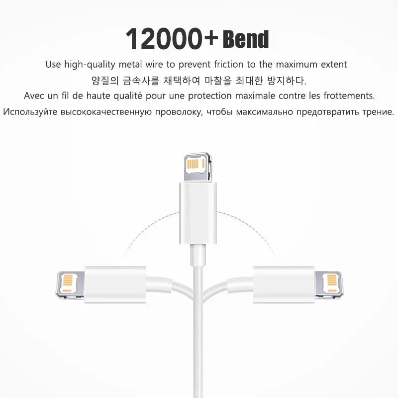 PD 35W USB Cable For iPhone 14 13 12 11 Pro Max 7 8 14 Plus XS XR Fast Charging USB C Cable Charger Date Wire Accessories Beauty World Shop