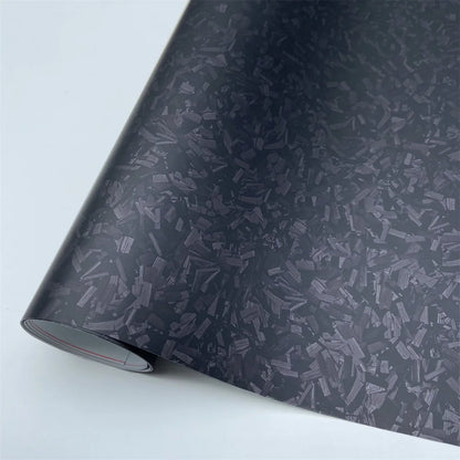 Black Forged Carbon Fiber Vinyl Wrap Cosmic Hex Carbon Car Wrapping Film For Interior & Exterior Vehicle Motorcycle Beauty World Shop
