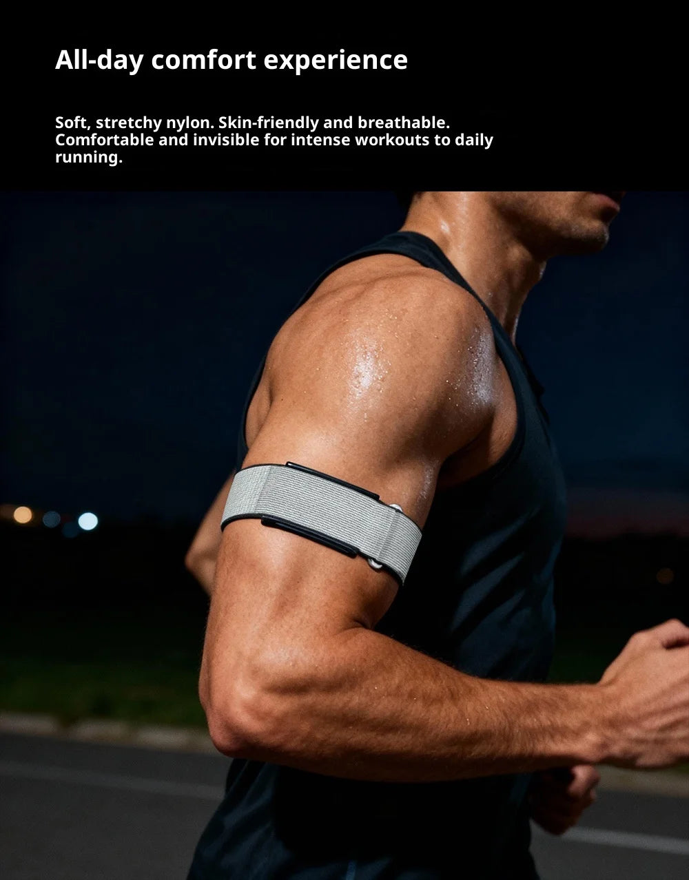 Nylon Replacement Band Compatible with Amazfit Helio Strap Adjustable Breathable Sport Wristband for Fitness Tracker Comfortable Beauty World Shop