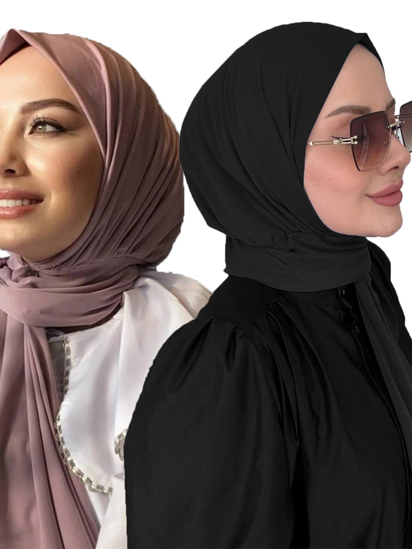 Instant Hijab with Button Ready to Wear Muslim Women Scarf Full Cover Head Wraps Islam Turban Caps Turbante Mujer Beauty World Shop