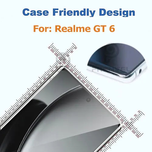 3D Protective Glass For Realme GT NEO 6 Full Glue Screen Protector Anti Shatter GT 6T Tempered Glass Film THee STORE