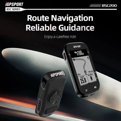 IGPSPORT BSC200 GPS Cycle bike Computer Wireless Speedometer Bicycle Digital ANT+ Route Navigation Stopwatch Cycling Odometer Beauty World Shop