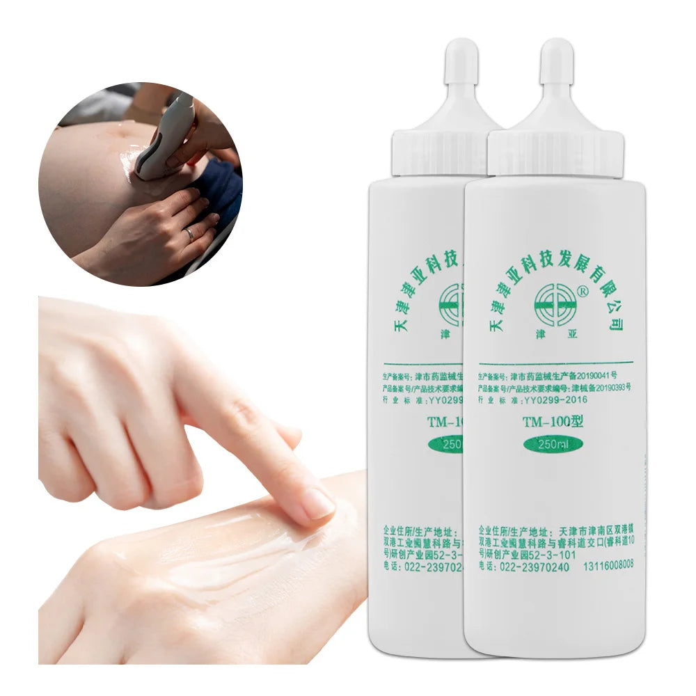 Conducting Gel 250ML for Electronic Acupuncture Pen TENS Machine EMS Massager Fetal Doppler IPL Hair Removal Beauty World Shop