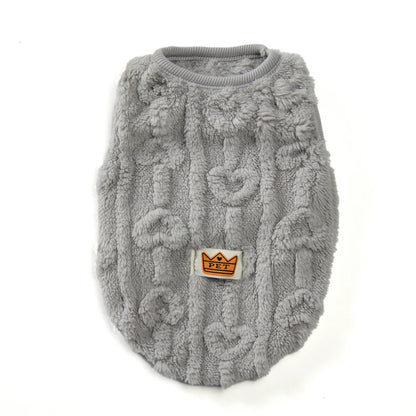 Autumn Winter Warm Dog Clothes for Small Dogs Cats Outdoor Soft Cozy Fleece Jacket Vest Coat Pet Chihuahua Yorkies Corgi Costume