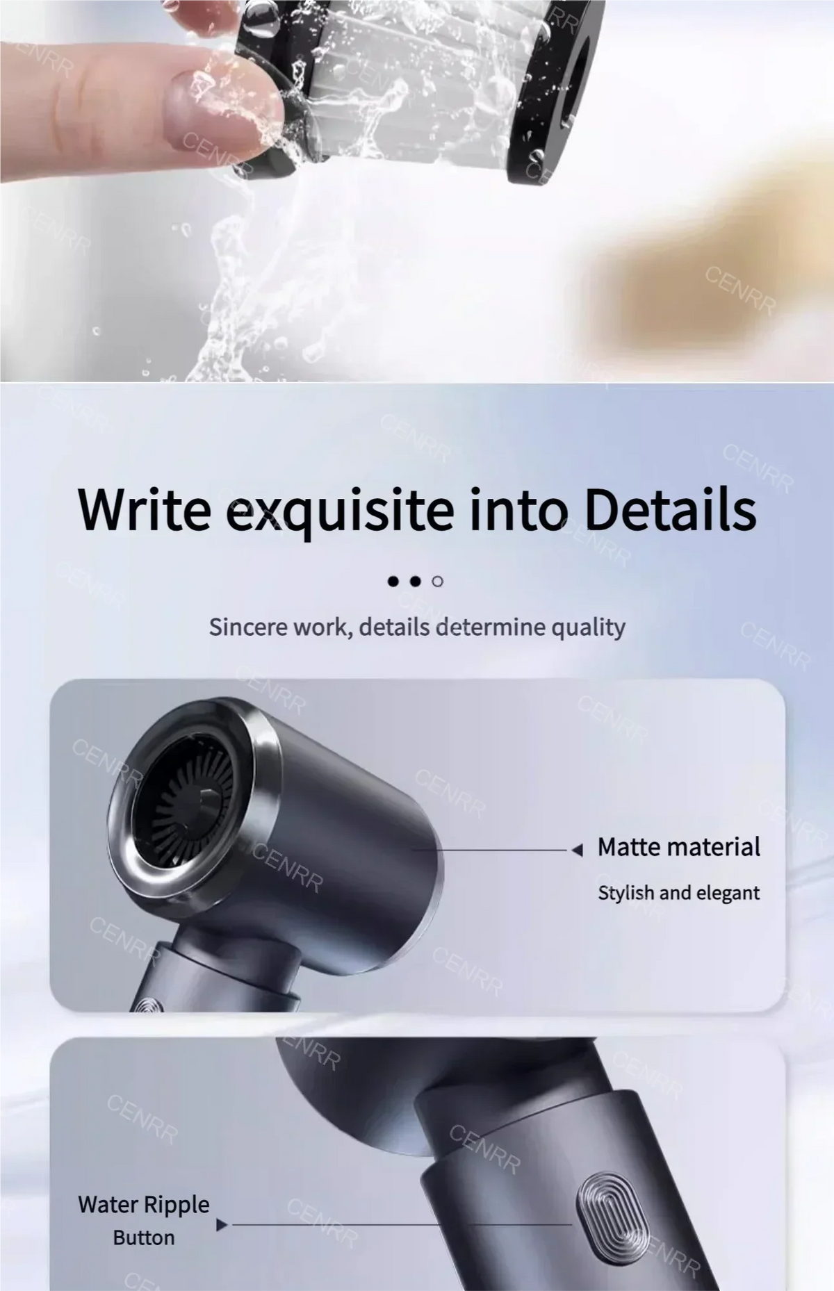 CENRR Car Vacuum Cleaner High Suction 210000PA Wireless Vacuum Cleaner Cordless Vacuum Cleaner High Pressure Cleaning Machine Beauty World Shop