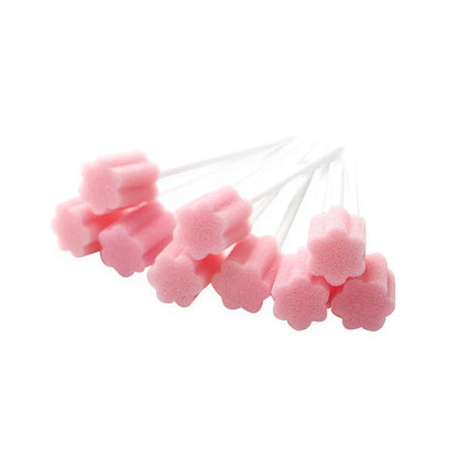 100Pcs Disposable Sponge Stick Multi-function Oral Swabs Single Use Cleaning Accessories Professional Cavity Supply Beauty World Shop