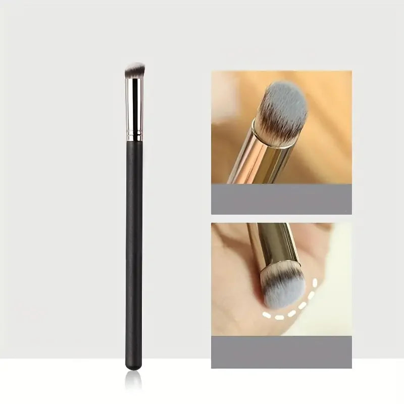 Foundation Concealer Brush, Premium Contour Blusher Brushes, Flawless Under Eye Dense Face Makeup Brush For Blending Beauty World Shop