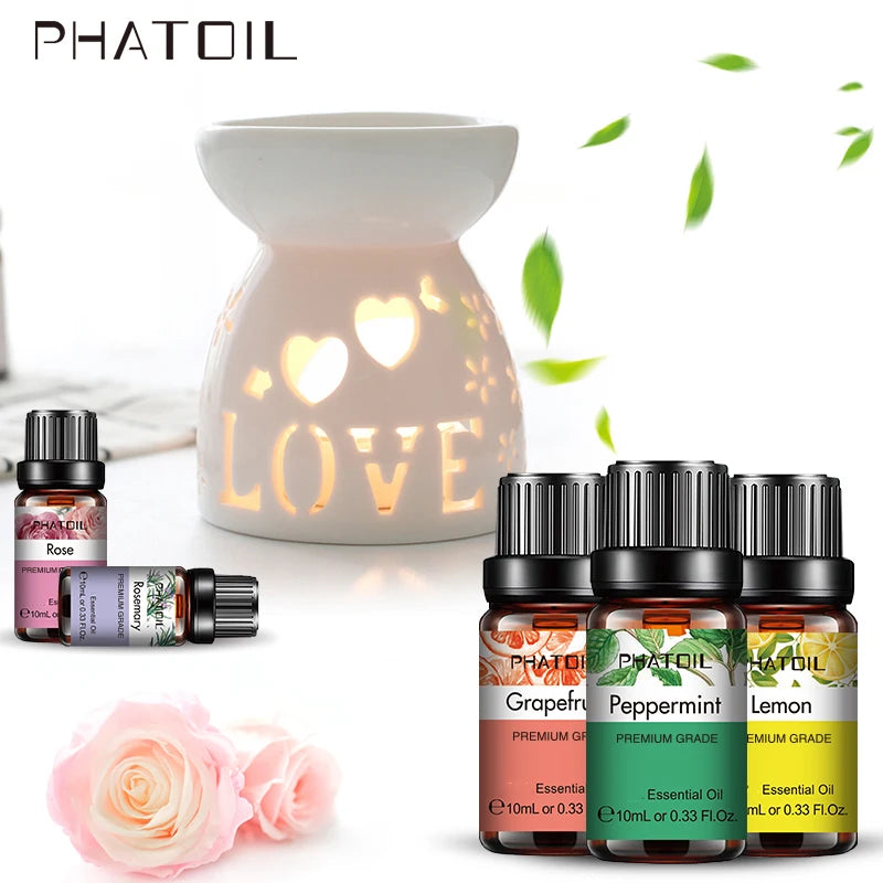 10ml Lavender Essential Oils Pure Natural for Diffuser humidifier Aromatherapy Jasmine Vanilla Aroma Oil DIY Candle Soap Beauty World Shop