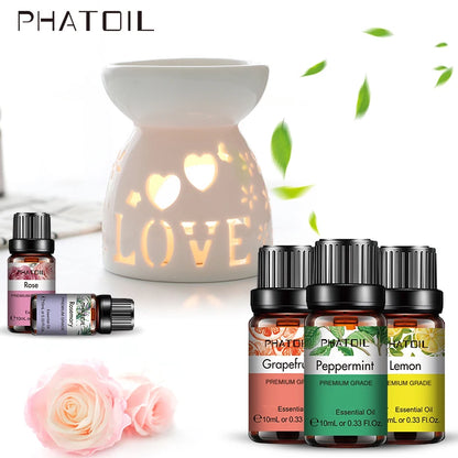 10ml Lavender Essential Oils Pure Natural for Diffuser humidifier Aromatherapy Jasmine Vanilla Aroma Oil DIY Candle Soap Beauty World Shop