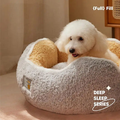 Super Cat Bed Warm Sleeping Cat Nest Soft Long Plush Best Pet Dog Bed for Dogs Basket Cushion Cat Bed Cat Mat Animals Sleeping Beauty World Shop