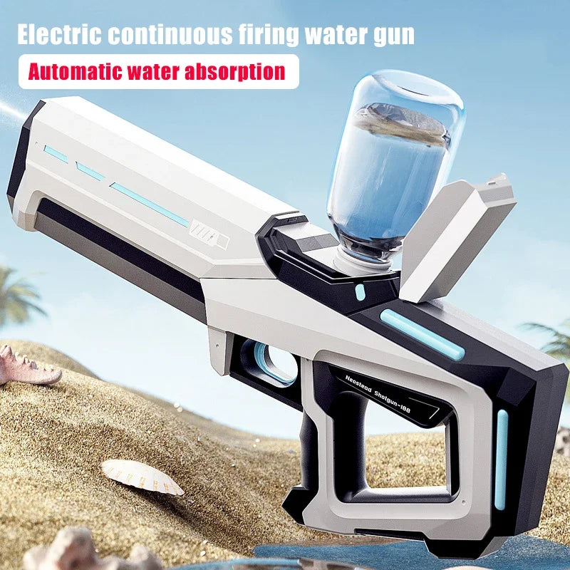 Electric Water Guns For Adults Powerful Squirt Automatic Water Suction Water Blasters Summer Outdoor Beach Toy For boys Kid Gift Beauty World Shop