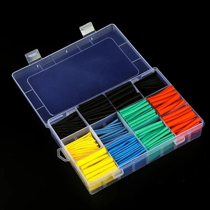 Heat Shrink Tube Kit Thermoresistant Tubing Heat Shrink Wire Wrapping Electrical Connection Cable Insulation Sleeved Protecter Beauty World Shop