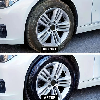 Black Shiny Tire wax - durable, long-lasting protection and repair for all kinds of tires - prevents cracks and whitens Beauty World Shop
