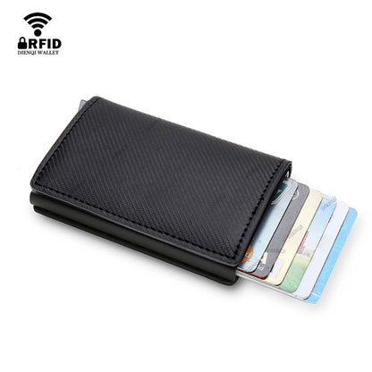 Anti Thief Rfid Credit Card Holder Smart Minimalist Wallet Pocket Men Women Slim Cardholder Bank Cash Creditcard Case Bag Purse Beauty World Shop