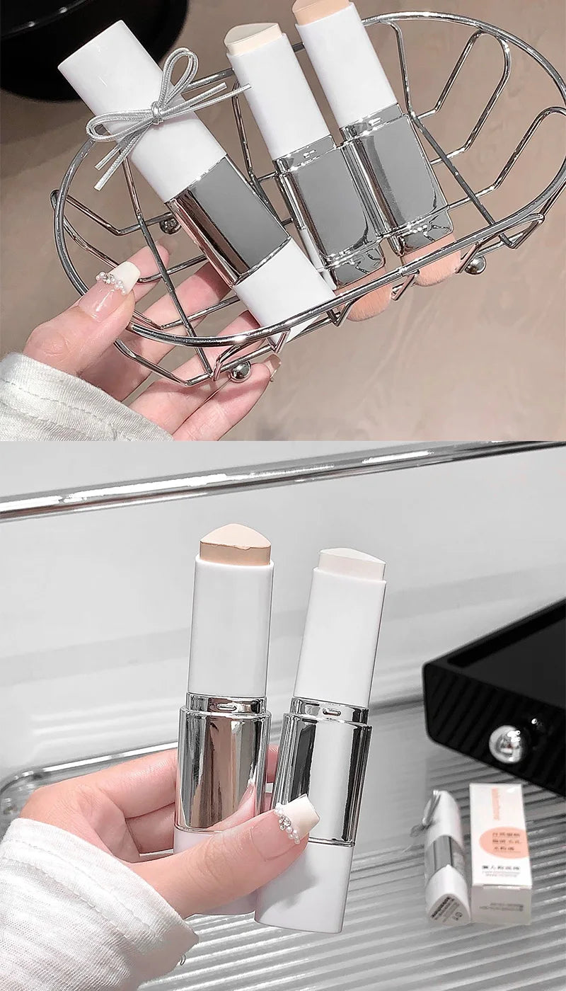 Lazy Foundation Stick, Moisturizing and Natural Concealer Makeup, Matte Makeup Base, Rare Beauty, Keep Makeup and Sweat Beauty World Shop