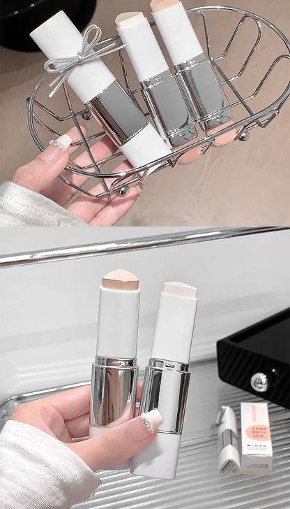 Lazy Foundation Stick, Moisturizing and Natural Concealer Makeup, Matte Makeup Base, Rare Beauty, Keep Makeup and Sweat Beauty World Shop