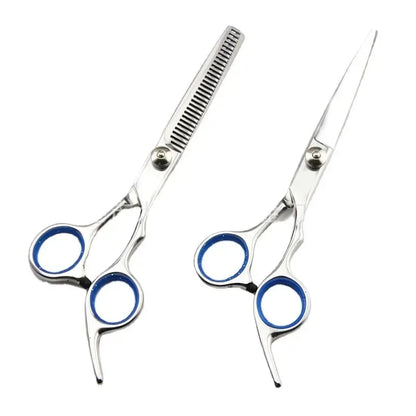 2pcs set Professional 6 inch Hair Scissors Thinning Barber Cutting Hair Shears Scissor Tools Hairdressing Scissors Beauty World Shop
