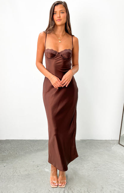 Scarlette Brown Maxi Dress BB Exclusive