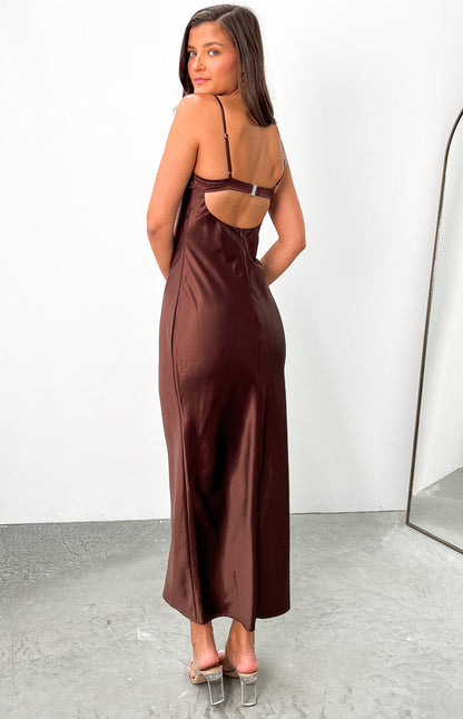 Scarlette Brown Maxi Dress BB Exclusive