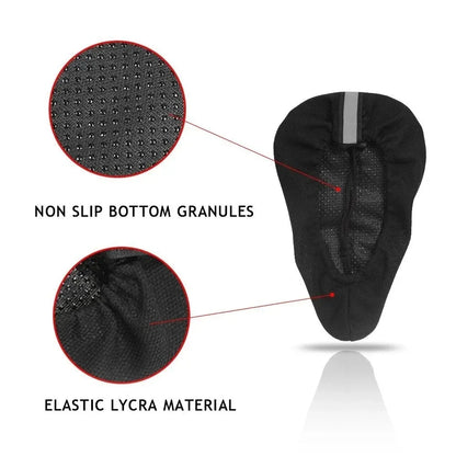 2025 Bicycle Saddle 3D Soft Cycling Seat Cover MTB Mountain Bike Thickene Sponge Pad Outdoor Breathable Cushion Bike Accessories Beauty World Shop