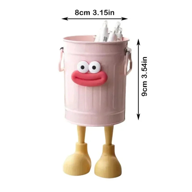 1 Pcs Cartoon Desk Organizer - Cute Stationery Storage for Pen/Pencil Office Home Study Simple Design Pen/Pencil Holder Beauty Trend Shop