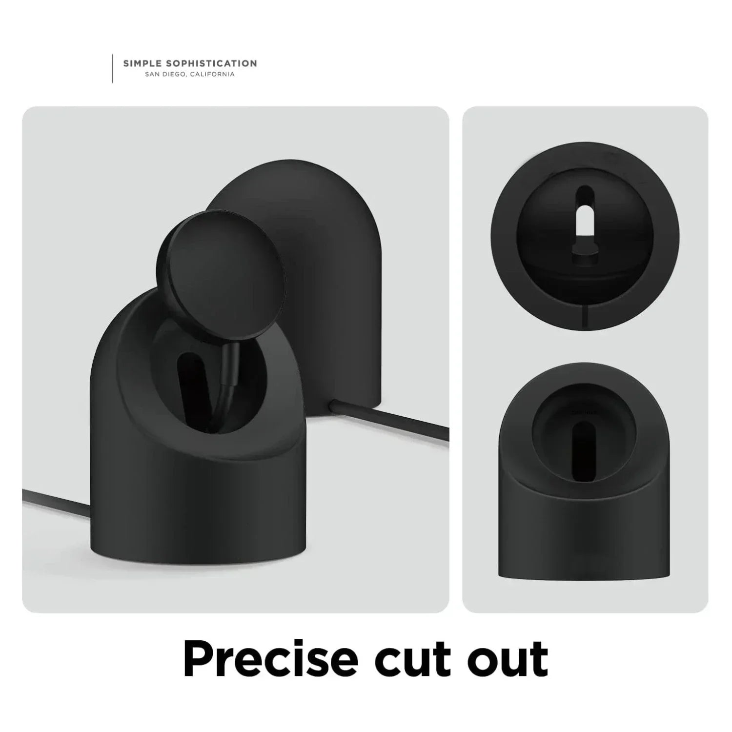 Compatible with Samsung Galaxy Watch 7 6 5 Charger Stand 40 44 46mm Galaxy Watch 5Pro Charger silicone Stand Charging base Beauty World Shop