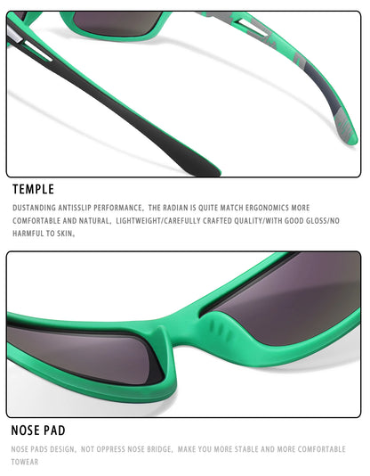Men's Polarized Fishing Sunglasses Men Women Cycling Driving Hiking Sun Glasses Anti-glare UV400 Eyewear TAC Lens 1 PC Beauty World Shop