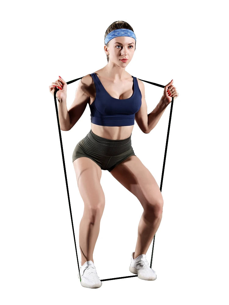 Exercise Elastic Band For Sport Strength Pull Up Assist Band Heavy Duty Resistance Band  Workout Pilates Fitness Equipment Beauty World Shop