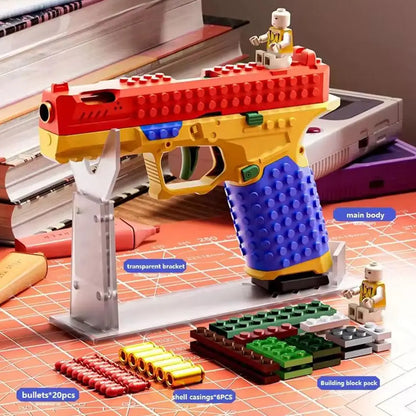 Educational Plastic Shooting Gun Block Puzzle Toy Launchable Weapon Building Blocks and Bricks Beauty Trend Shop