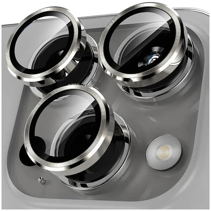 3-2pcs Metal Ring Camera Lens Protector for iPhone 12/13/14/15 pro Max 13 Mini 15 pro Max - Glass Lens Protection Beauty World Shop