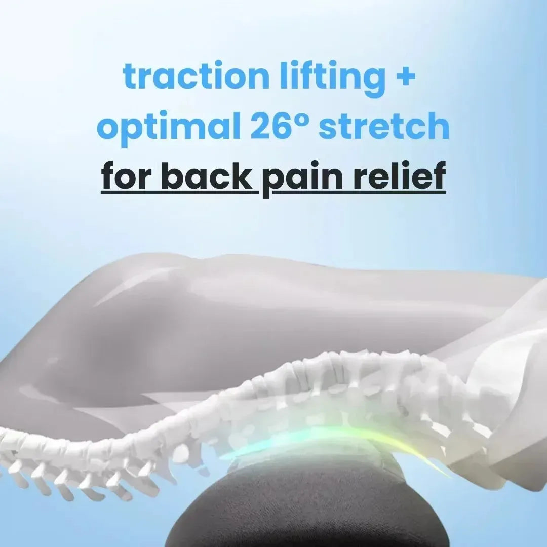 Heating Vibration Massage Pillow Electric Lumbar Support Pad Bed Sleeping Waist Protection Cushion Lying Flat Waist Pain Relief Beauty World Shop