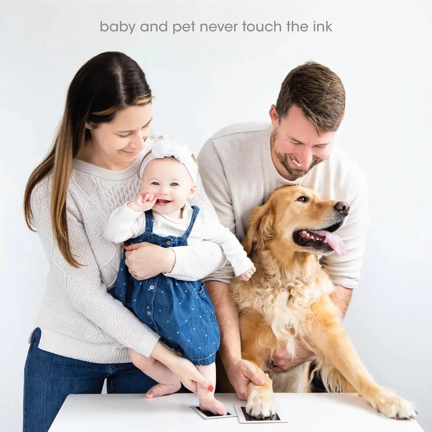 Paw Print Clean Touch Ink Pad, Dog Or Cat Pet Owner Keepsake, DIY Inkless Nose and Pawprint Impression Making Kit Beauty World Shop