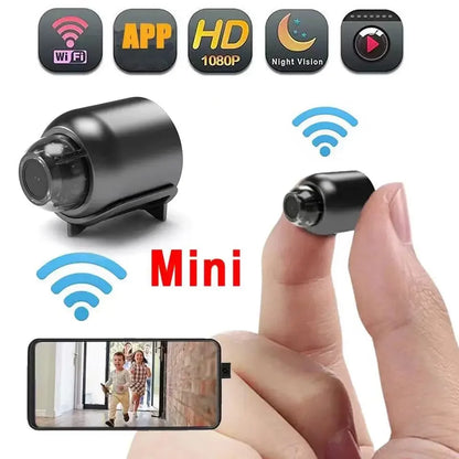 Mini Camera 1080P HD WiFi Wireless HD Night Vision Camera Home X5 Remote Camera Kids Pet Safety Monitoring Beauty Fashion