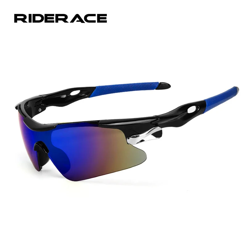 RIDERACE Sports Men Sunglasses Road Bicycle Glasses Mountain Cycling Riding Protection Goggles Eyewear Mtb Bike Sun Glasses Beauty World Shop