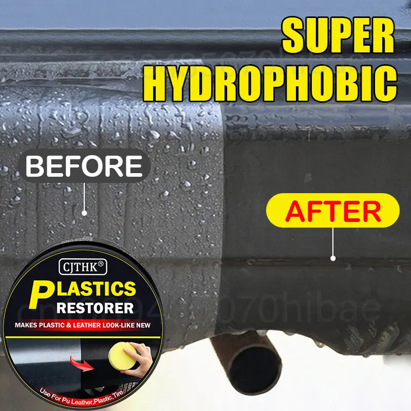 Car Plastic Restorer Back To Black Gloss Car Cleaning Products Plastic Leather Restore Auto Polish And Repair Coating Renovator Beauty World Shop