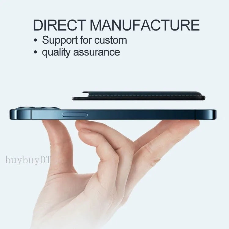 Magnetic MagSafe Wallet - PU Leather Card Holder Case for IPhone 12/13/14/15/16, Slim MagSafe Accessory with Card Storage Beauty World Shop